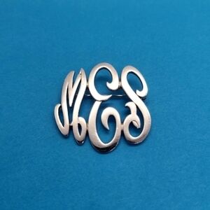 Sterling Silver brooch silver Anson brand brooch MES vintage style  5g